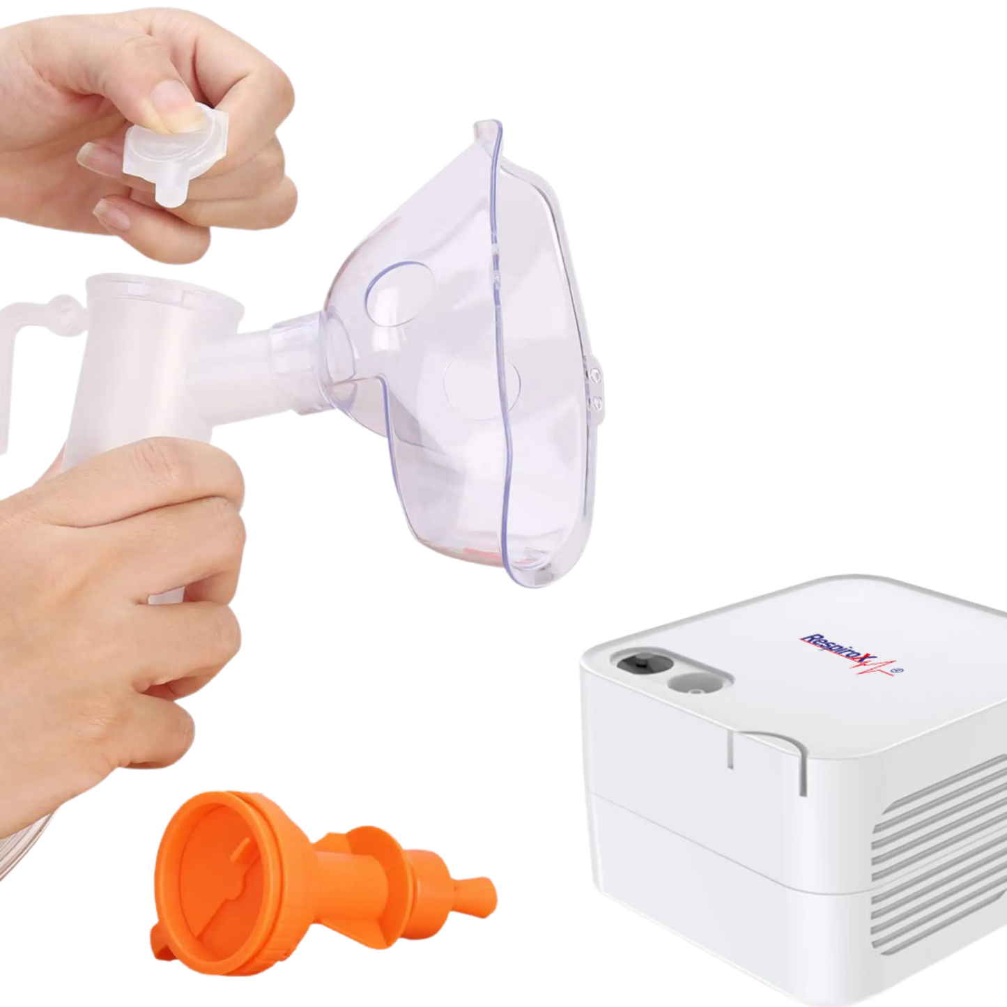 Respirox AXD-303 Kompresörlü Nebulizatör | Sessiz, Hafif ve Ev Tipi İnhalasyon Cihazı - Medineral