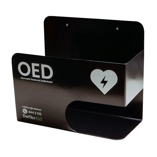 Defibrilatör OED Cihazı Duvara Monte Taşıma Braketi Medineral Medikal
