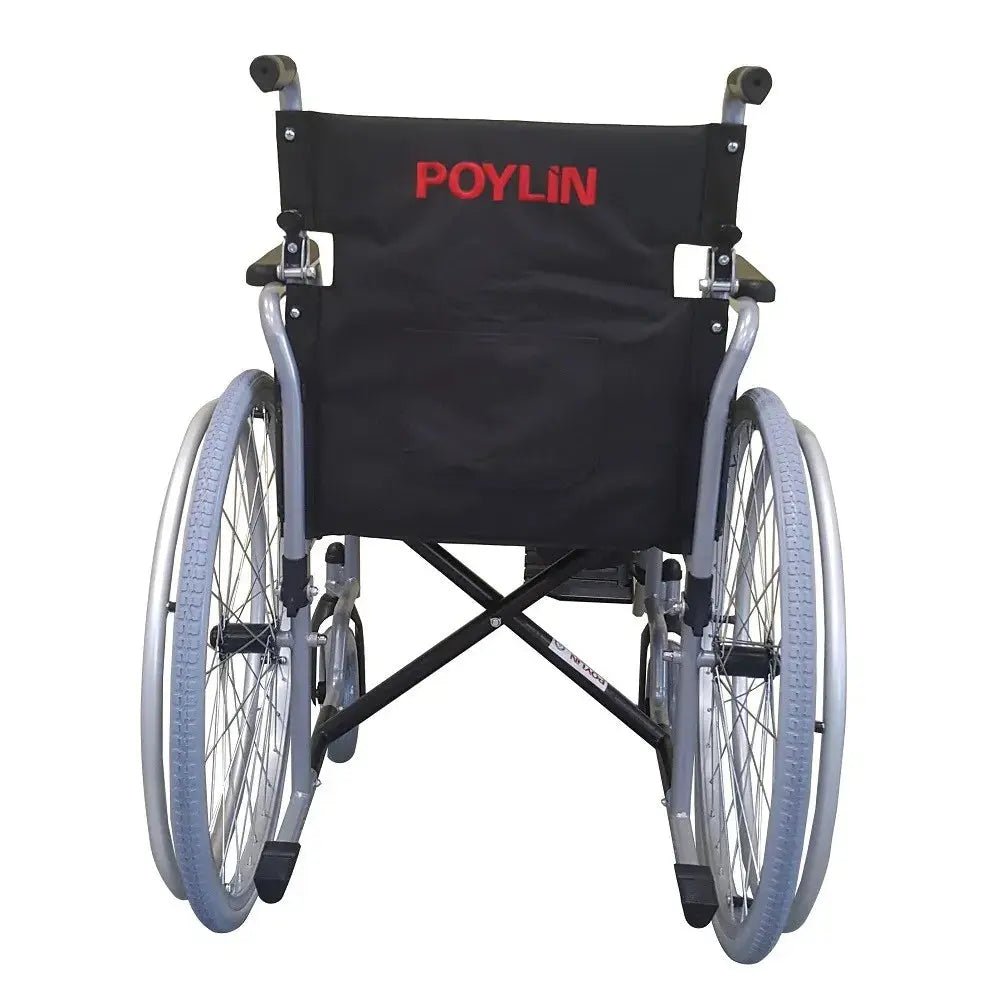Poylin P112 Manuel Tekerlekli Sandalye | Ekonomik & Dayanıklı - Medineral