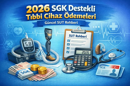 2026 SGK destekli tıbbi cihaz ödemeleri, güncel SUT rehberi, CPAP BiPAP ve medikal cihaz SGK geri ödeme tutarları