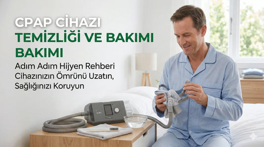 CPAP cihazı temizliği ve bakımı için adım adım hijyen rehberi ana görseli