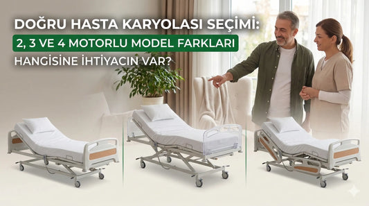 Doğru Hasta Karyolası Seçimi: 2 Motorlu, 3 Motorlu ve 4 Motorlu Farkları Medineral Medikal