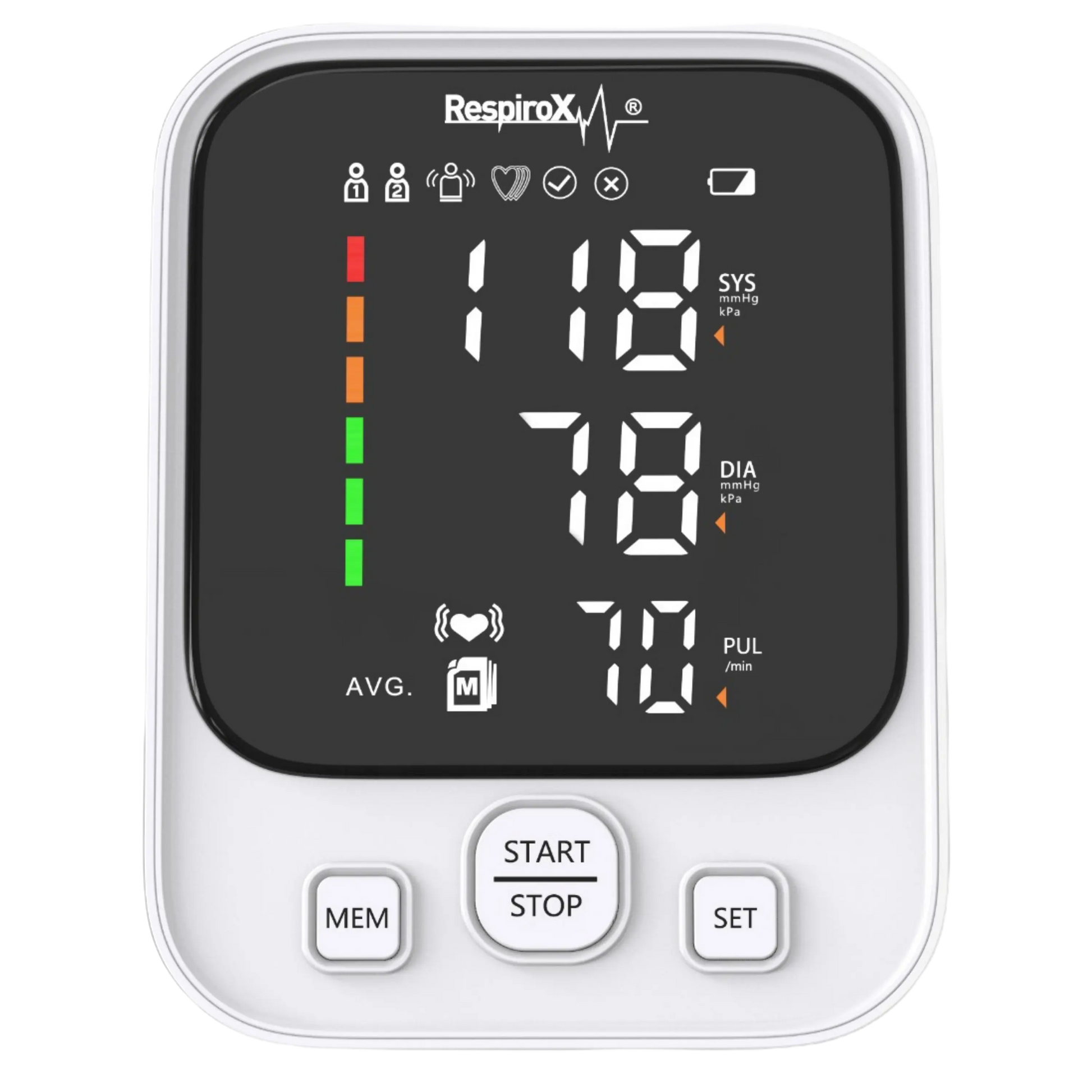 Respirox AXD-809 Koldan Tansiyon Aleti | Türkçe Konuşan, LED Ekranlı, Pilli - Medineral