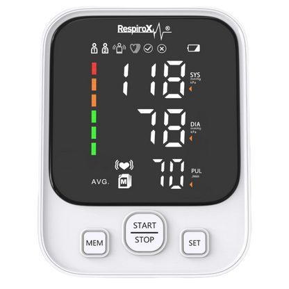 Respirox AXD-809 Koldan Tansiyon Aleti | Türkçe Konuşan, LED Ekranlı, Pilli - Medineral