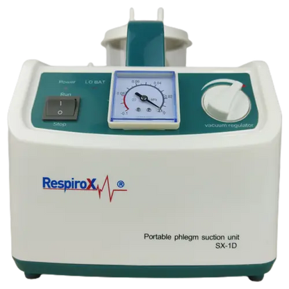 Respirox JLP-002 Bataryalı Aspiratör | Taşınabilir, Güçlü Vakumlu Aspirasyon - Medineral