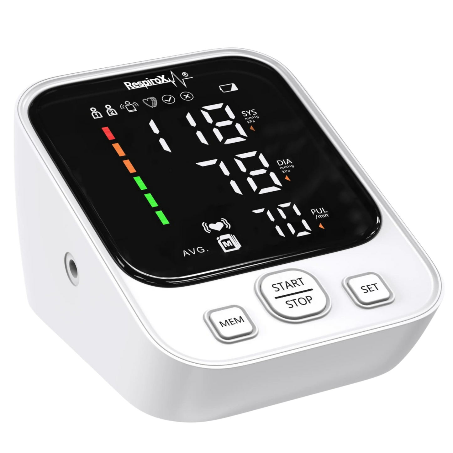 Respirox AXD-809 Koldan Tansiyon Aleti | Türkçe Konuşan, LED Ekranlı, Pilli - Medineral