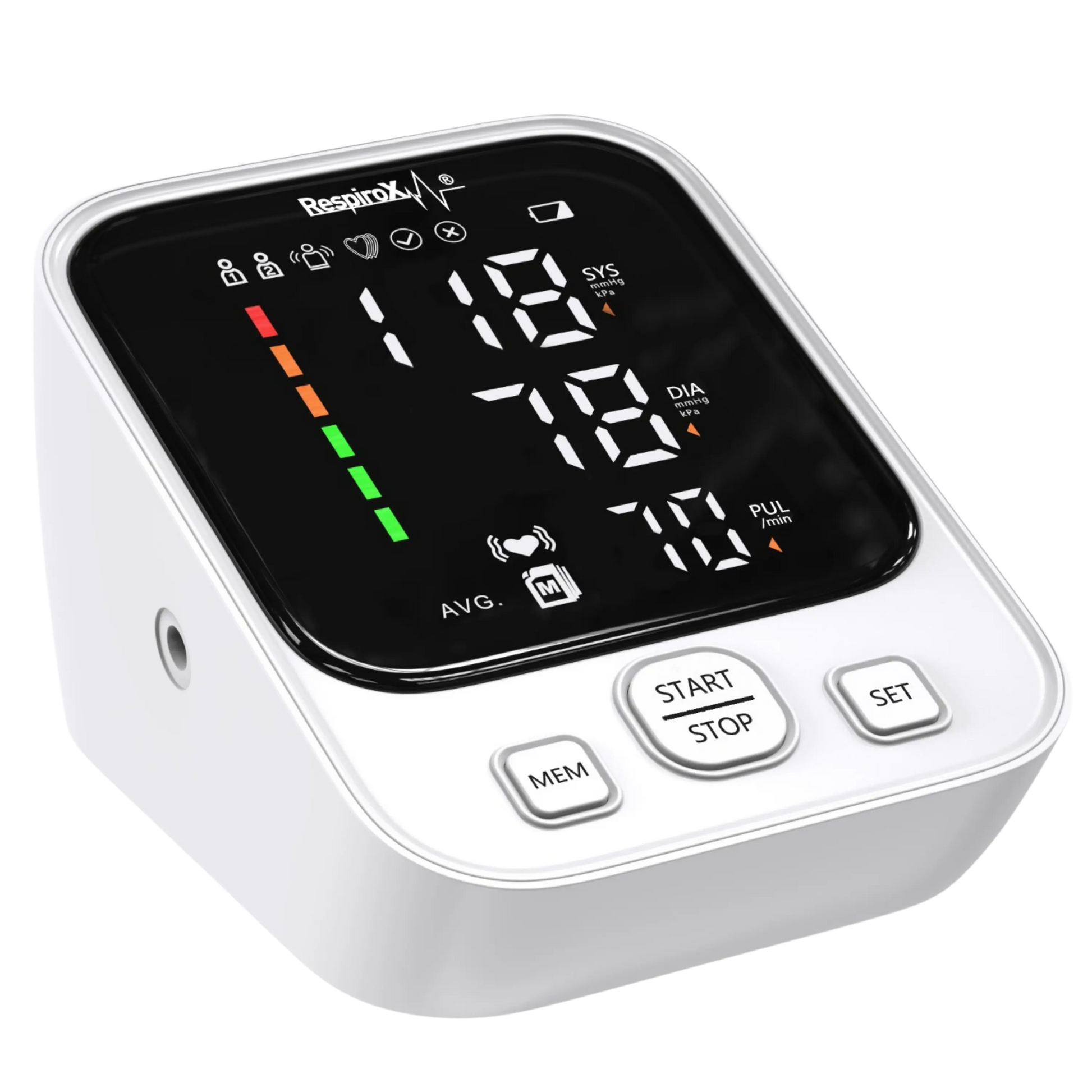 Respirox AXD-809 Koldan Tansiyon Aleti | Türkçe Konuşan, LED Ekranlı, Pilli - Medineral