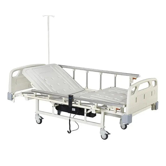 2 Motorlu Hastane Yatağı G-201 | Alüminyum Korkuluklu Plus Dual Elektrikli Hasta Karyolası - Medineral