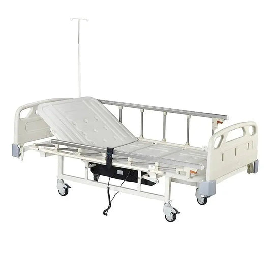 2 Motorlu Hastane Yatağı G-201 | Alüminyum Korkuluklu Plus Dual Elektrikli Hasta Karyolası - Medineral