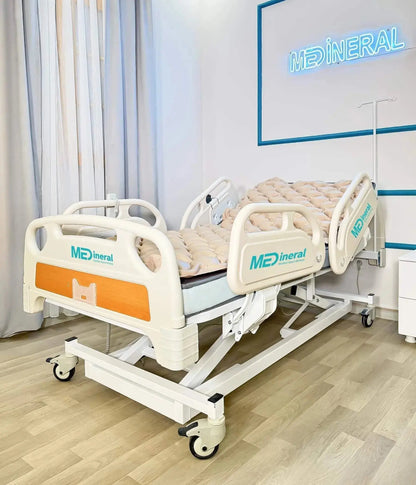 3 motorlu asansorlu full abs hasta karyolasi ve havali yatak seti