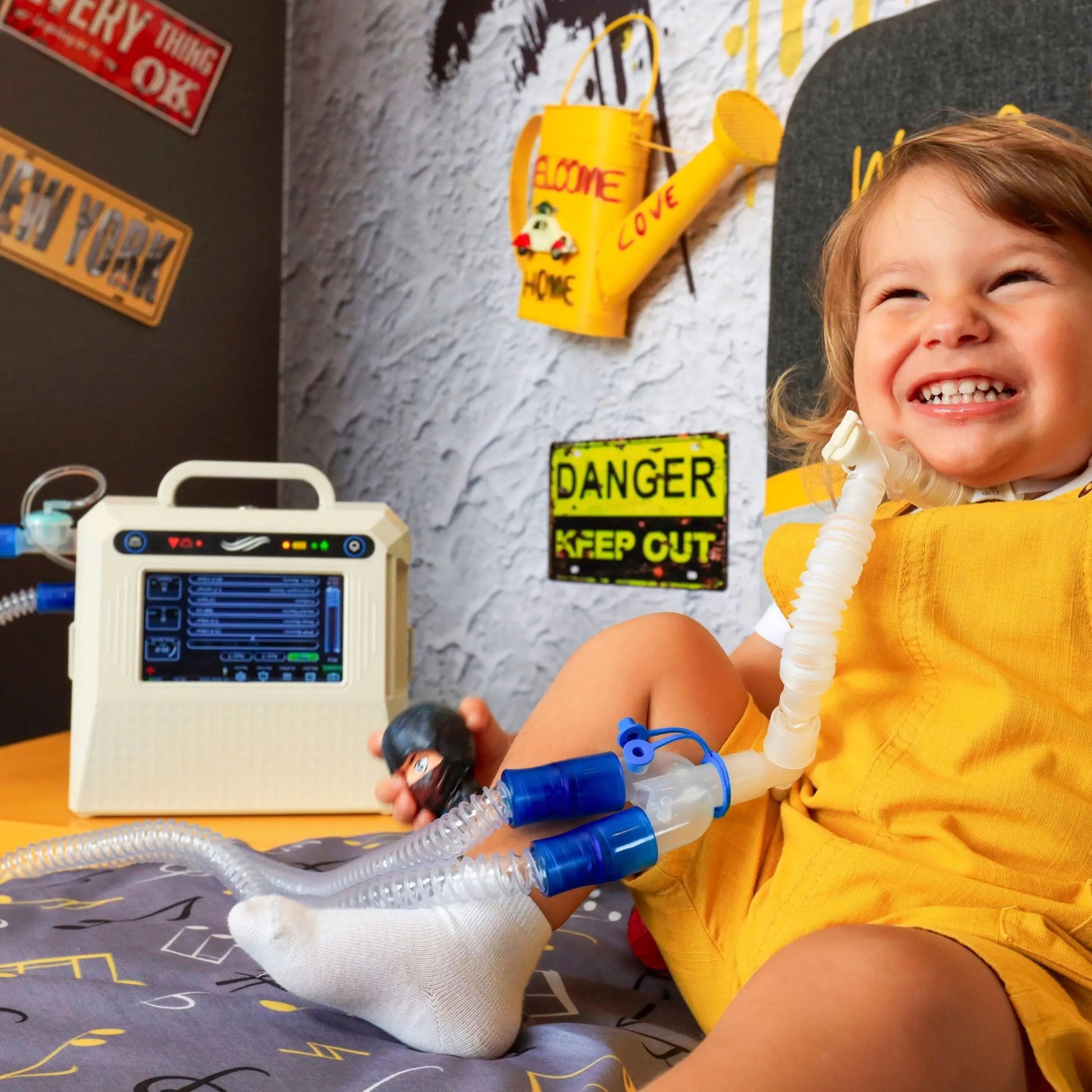 Ventisense Ev Tipi Mekanik Ventilatör | Taşınabilir, Hafif ve Gelişmiş Solunum Desteği - Medineral