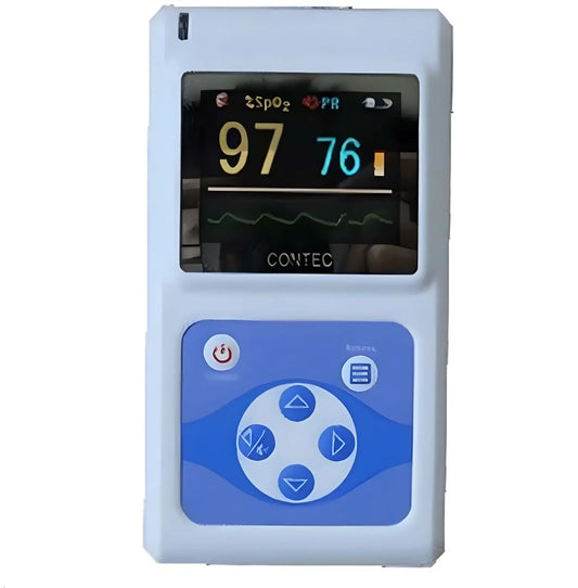 Contec CMS60D El Tipi Oksimetre | Taşınabilir SpO2 ve Nabız Ölçüm Cihazı - Medineral