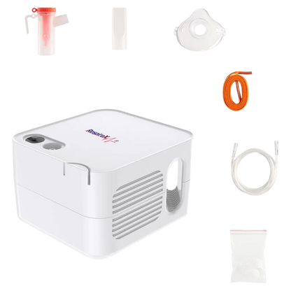 Respirox AXD-303 Kompresörlü Nebulizatör | Sessiz, Hafif ve Ev Tipi İnhalasyon Cihazı - Medineral