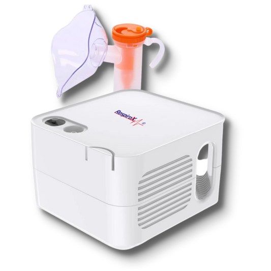 Respirox AXD-303 Kompresörlü Nebulizatör | Sessiz, Hafif ve Ev Tipi İnhalasyon Cihazı - Medineral
