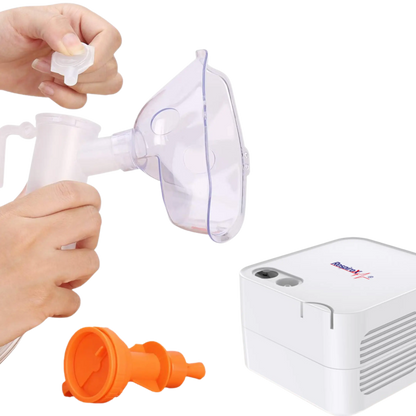 Respirox AXD-303 Kompresörlü Nebulizatör | Sessiz, Hafif ve Ev Tipi İnhalasyon Cihazı - Medineral
