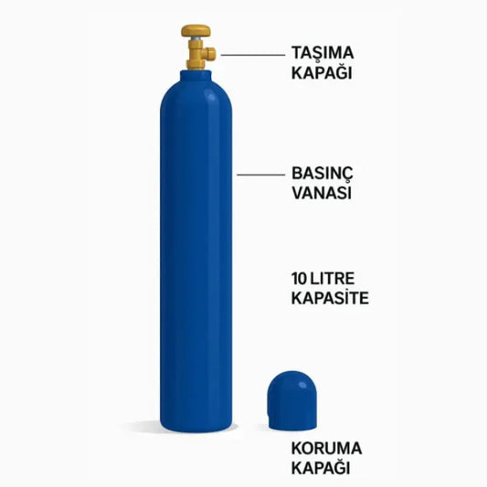 Oksijen Tüpü 10 Litre - Medineral