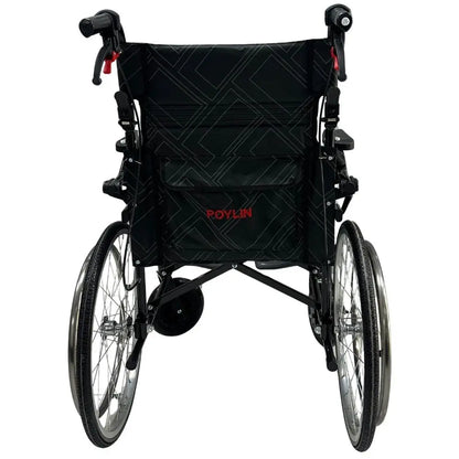 Poylin P807-K refakatçi sandalye arka görünüm, sırt destekli yapı