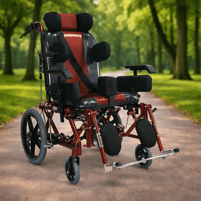 Poylin Pediatrik Spastik Tekerlekli Sandalye P958 (Yetişkin) - Medineral