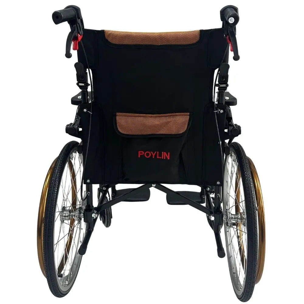 Poylin P807 refakatçi sandalye arka görünüm, sırt destekli yapı