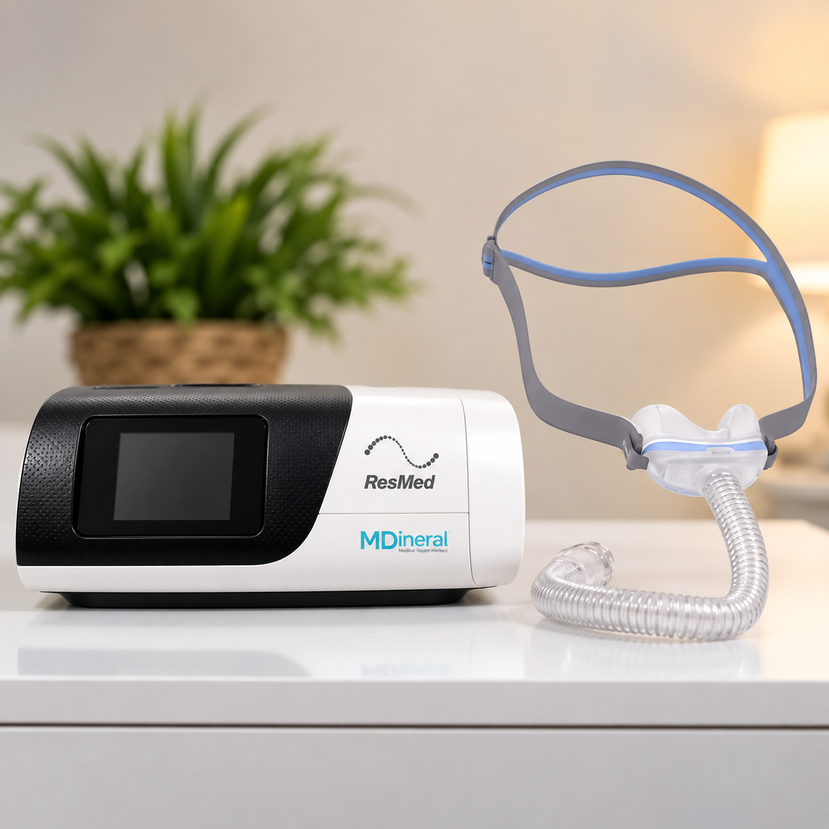 ResMed AirSense 11 AutoSet, Nemlendirici & AirFit N30i Maske Seti