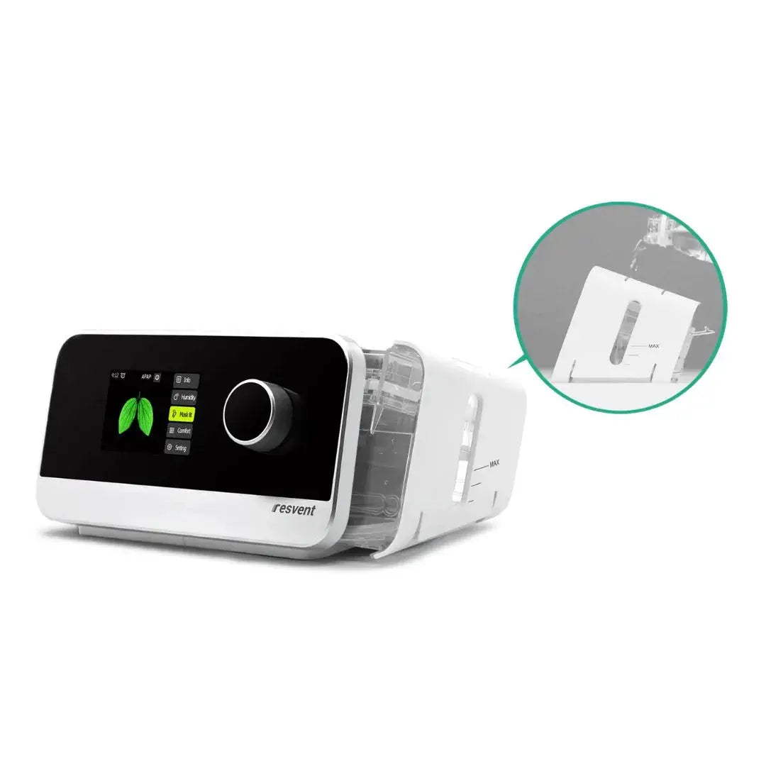 RESVENT iBreeze 25A Auto BiPAP Cihazı | Otomatik Basınç Ayarlı, Sessiz Solunum Destek Cihazı - Medineral