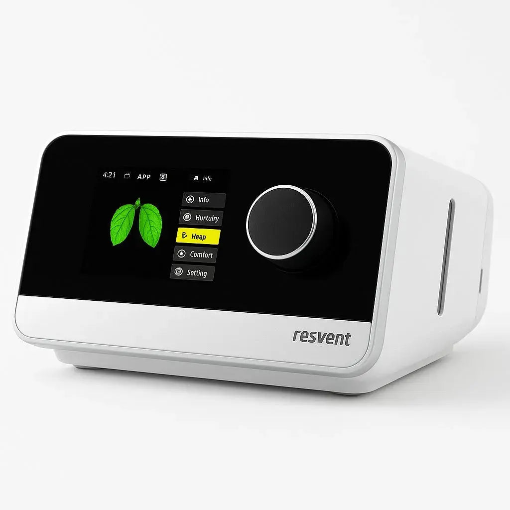 RESVENT iBreeze 25A Auto BiPAP Cihazı | Otomatik Basınç Ayarlı, Sessiz Solunum Destek Cihazı - Medineral