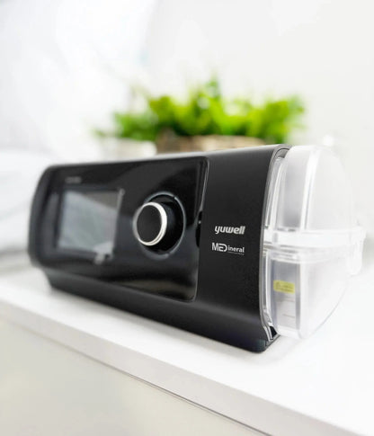 Yuwell Breathcare YH-480 Auto CPAP Cihazı | Maske + Isıtmalı Nemlendirici Seti - Medineral