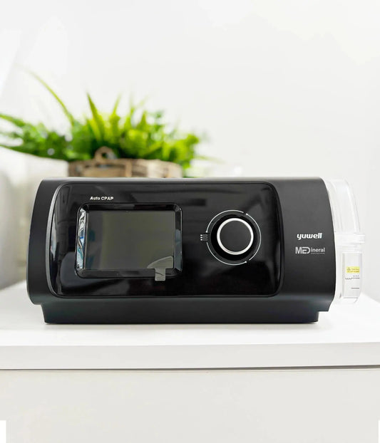 Yuwell Breathcare YH-480 Auto CPAP Cihazı | Maske + Isıtmalı Nemlendirici Seti - Medineral